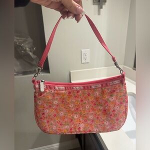 LeSportSac Floral Pink Shoulder Bag